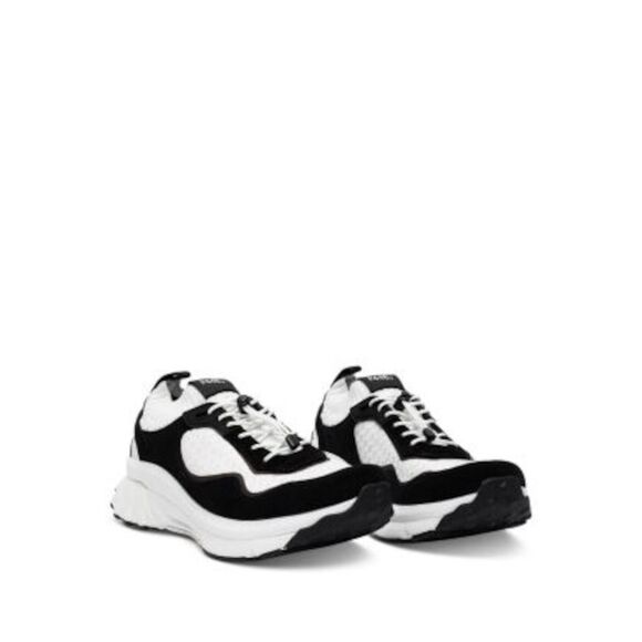 P448 Womens White Heel Pull-Tab Lightning Toe Wedge Sneakers Shoes 40